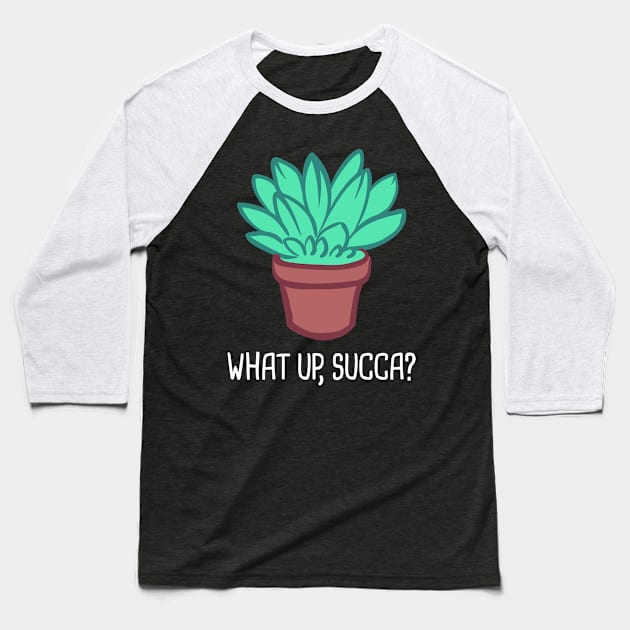 Gardening Succulent Plant Gift For Gardeners Baseball T-Shirt by MeatMan